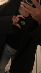 Top loewe blanc côtelé